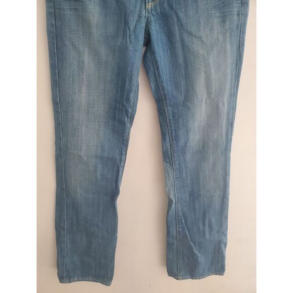 Vigoss Studios Jeans 29 Womens Carolina Bootcut Mid Rise Solid Blue Medium Wash - Picture 4 of 8